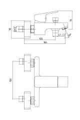 E.c.a. 102102469c1 Tiera Banyo Bataryası - Mat Siyah