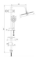 Ark Yuvarlak Kolonlu Dus Seti - 2 Fonk 102158036